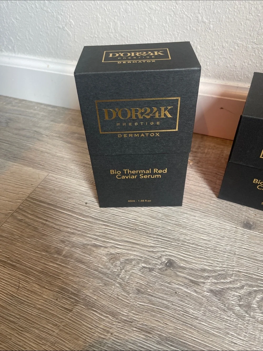 D'OR24K Prestige Bio Thermal Red Caviar Set - Black & Gold Boxes